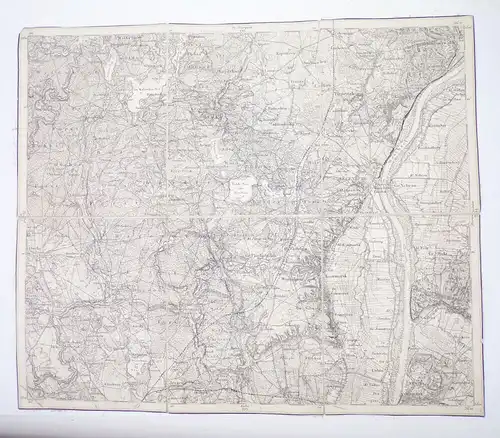 Leinen Landkarte Marienwerder Pommern Danzig Stargard 1900