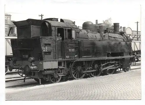 Foto Dampflok 75 515 Dampflokomotive 1960er 1970er