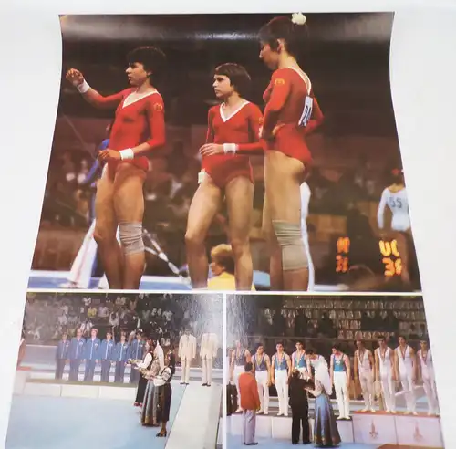 Plakat Olympia 1980 Moskau Sowjetunion XXII Olympische Sommerspiele