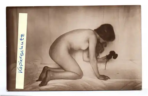 Fotografie Ak nackte Frau Lotte Herrlich Dresden 1920er Verlag der Schönheit 