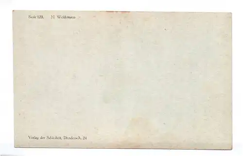Akt Fotografie Ak nackte Frau M Weidmann Dresden 1920er Verlag der Schönheit 