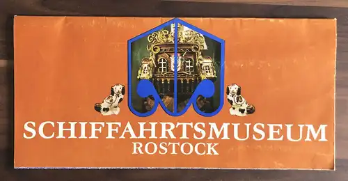 Schiffahrtmuseum Rostock Prospekt Geschichte der Schiffahrt DDR Poster