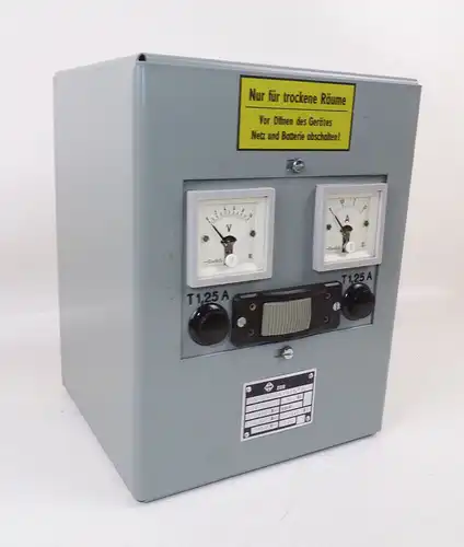 DDR Halbleiter Gleichrichter EAW Originalkarton Batterie Ladegerät