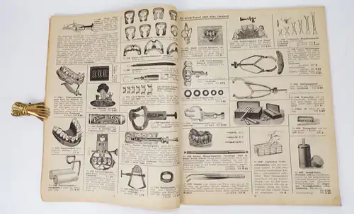 Alter Zahnarzt Katalog Daniel Kürten Solingen Ohligs 1930er Bohrer Zangen