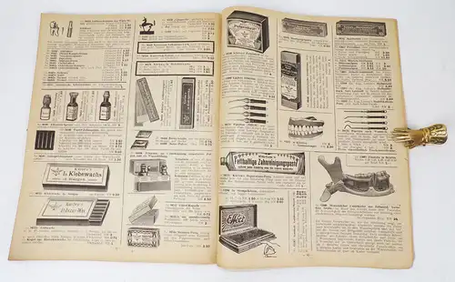 Alter Zahnarzt Katalog Daniel Kürten Solingen Ohligs 1930er Bohrer Zangen