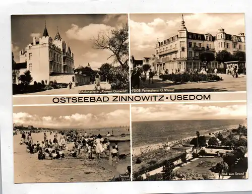 Ak Ostseebad Zinnowitz Usedom Erholungsheim Klement Gottwald FDGB Feriendienst