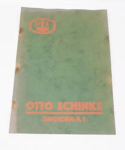 Katalog Otto Schinke Dresden Automobil kfz Oldtimer Sattler 1928 