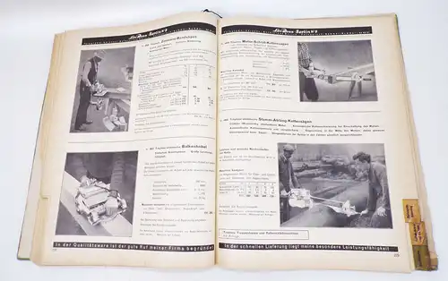 Alter Katalog Leo Ross Berlin 1937 Baumaschinen Baugeräte Werkzeug Eisenbahn 