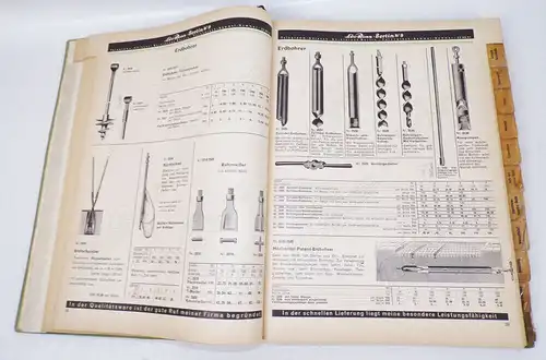 Alter Katalog Leo Ross Berlin 1937 Baumaschinen Baugeräte Werkzeug Eisenbahn 