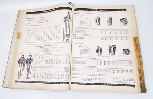 Alter Katalog Leo Ross Berlin 1937 Baumaschinen Baugeräte Werkzeug Eisenbahn 
