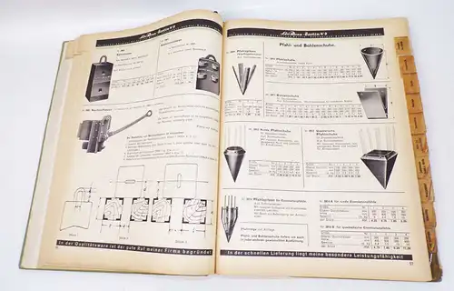 Alter Katalog Leo Ross Berlin 1937 Baumaschinen Baugeräte Werkzeug Eisenbahn 