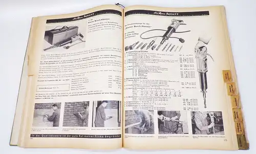 Alter Katalog Leo Ross Berlin 1937 Baumaschinen Baugeräte Werkzeug Eisenbahn 