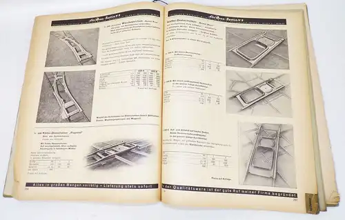 Alter Katalog Leo Ross Berlin 1937 Baumaschinen Baugeräte Werkzeug Eisenbahn 