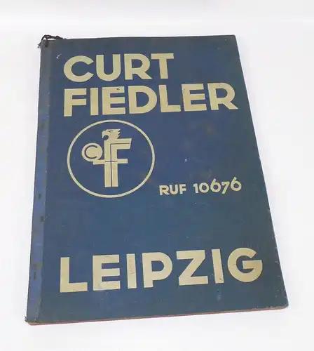 Alter Fahrrad Zubehör Katalog Curt Fiedler Leipzig 1930er bicycle