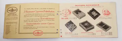 Katalog Neumann Cigarren Berlin 1936 Tabak Zigarren