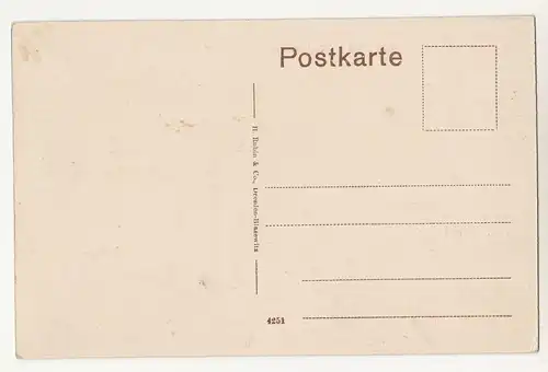 Ak Holzminden herzogliche Baugewerkschule Fahrradfahrer um 1910