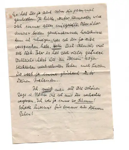 Feldpost Brief Truppenarzt Nachod 1943
