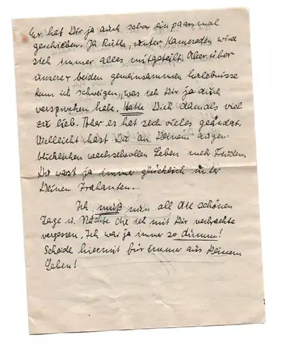 Feldpost Brief Truppenarzt Nachod 1943 