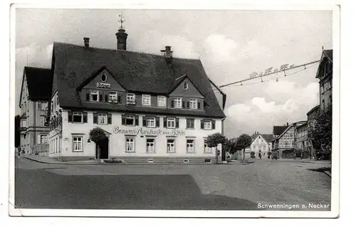 Ak Schwenningen am Neckar 1941 Brauerei Ausschank zum Bären