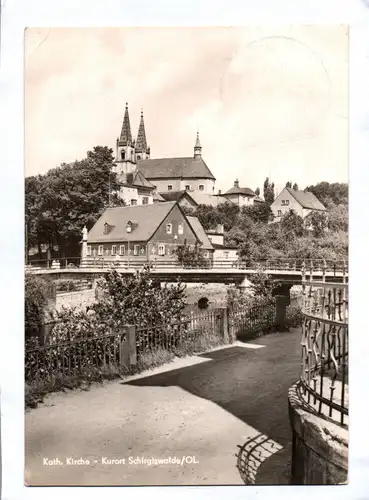 Ak Kirche Kurort Schirgiswalde OL Sachsen 1964