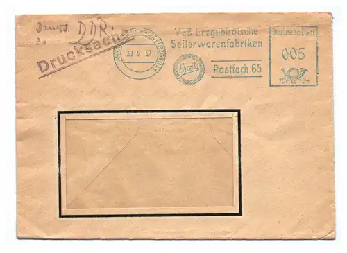 Drucksache DDR 1957 VEB Erzgebirgische Seilerwarenfabriken