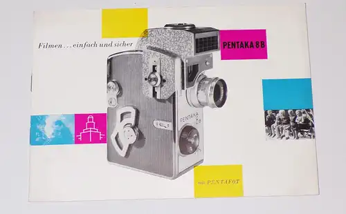 Prospekt Pentaka 8B Kamera DDR 1961