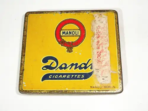 Manoli Dandi Zigaretten Berlin Zigarettendose Blechdose 