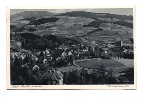 Ak Bad Charlottenbrunn Gesamtansicht 1931 Schlesien