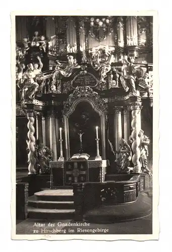 Ak Hirschberg im Riesengebirge Altar der Gnadenkirche Jelenia Gora 1941