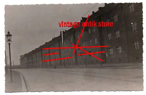 Foto Ak Gleiwitz Straße Wohnhäuser 1930er Gliwice