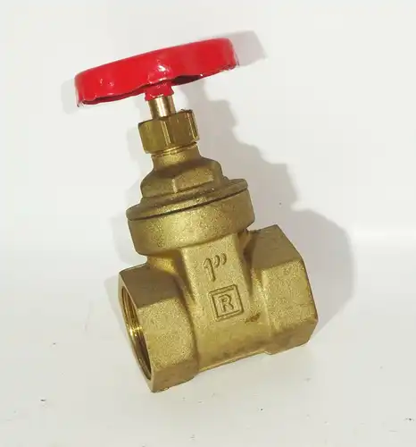 Messing Absperrventil  1`` Zoll R 