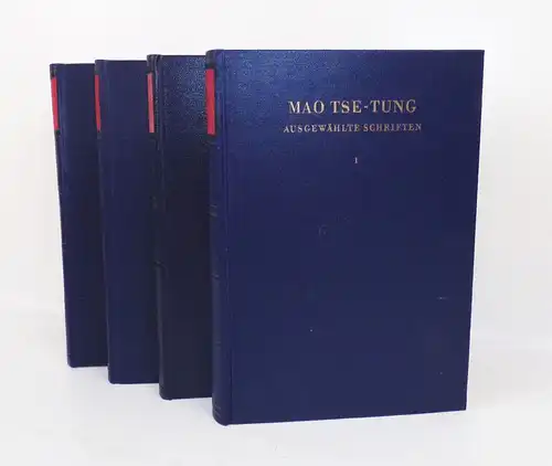 Mao Tse Tung Ausgewählte Werke Band  1 2 3 4 Kommunismus DDR Buch