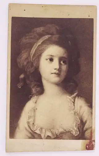 CDV Foto Gräfin Potocka Gustav Schauer Berlin 1890er 