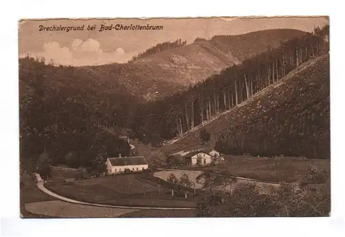Ak Drechslergrund bei Bad Charlottenbrunn Schlesien 1910er 