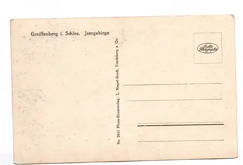 Echtfoto Ak Greiffenberg Schlesien Blick vom Prentzelkarten Kirche 1930er 