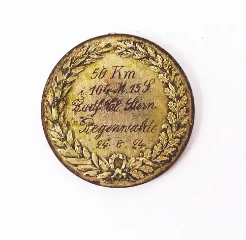 Medaille Radfahrer Club Sern Regenwalde Pommern 1924