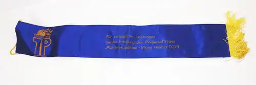 DDR Wimpel JP vorbildliche Leistungen Pionierauftrag  Meine Heimat DDR 