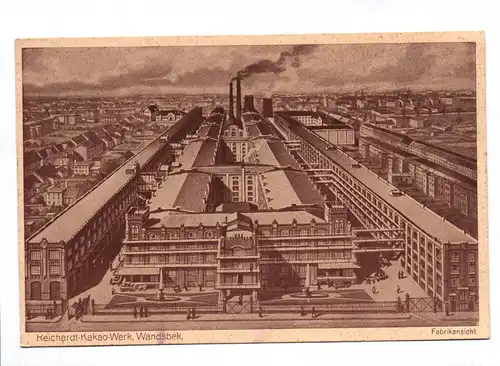 Ak Reichardt Kakao Werk Wandsbek Fabrikansicht Herstellungsstätte Gral-Kakao