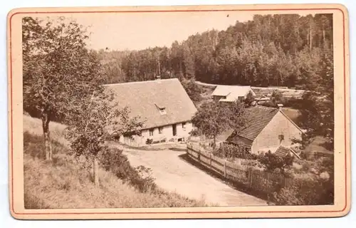 CDV Fotografie Laufers Sägemühle beo Königsfeld um 1880 Foto