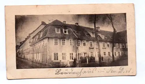 CDV Foto Brüderhaus Neuwied um 1880