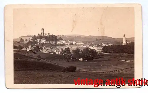 CDV Foto Lobenstein um 1880 Saale Thüringen