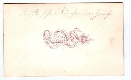 CDV Foto Russische Kirche in Genf Schweiz um 1880 