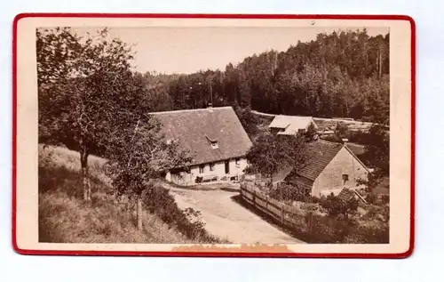 CDV Foto Mühle bei Königsfeld um 1870