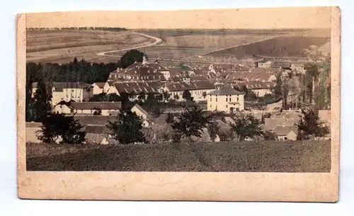 CDV Foto Neuwied Panorama um 1880 koloriert