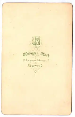 CDV Foto Neuwied Fotografie um 1880