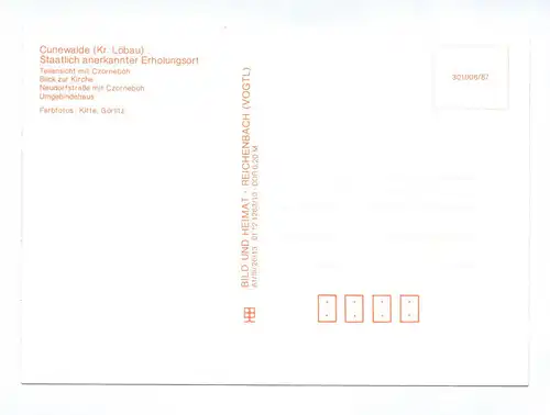 Ak Cunewalde Kreis Löbau Staatlich anerkannter Erholungsort 