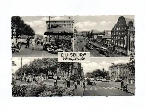 Ak Duisburg Königsstraße 