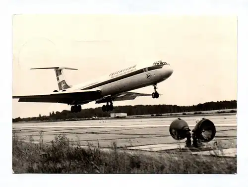 Ak Turbinenluftstahl Verkehrsflugzeug DDR  1975
