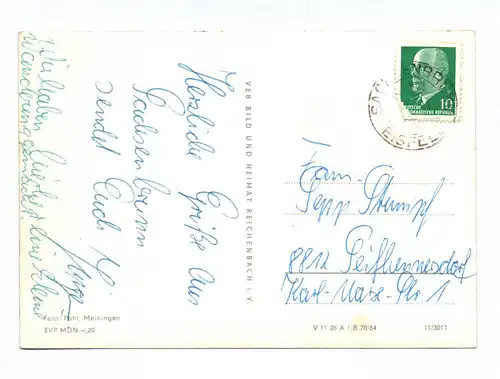 Ak Sachsenbrunn Thüringer Wald DDR  