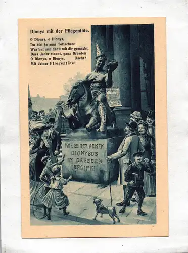 Ak Dionys mit der Fliegentüte